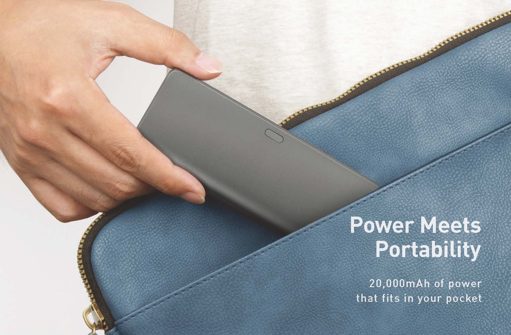 ENERGEA Compac Ultra 35 20000mAh PD35W 容量顯示快充行動電源