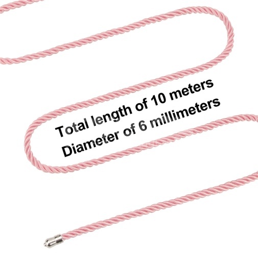 Lovetoy - 叛逆的操控師 絲質光滑10米束縛繩 粉色