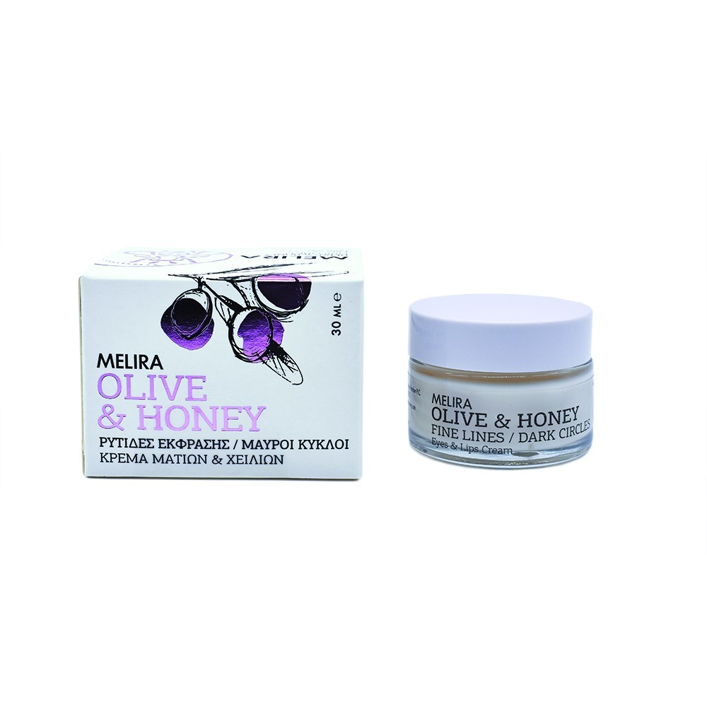 1ML0601-053 MELIRA Olive & Honey Eye & Lip Cream Expression Wrinkles/Dark Circles 30ml #J-0026 (D-EU-E)