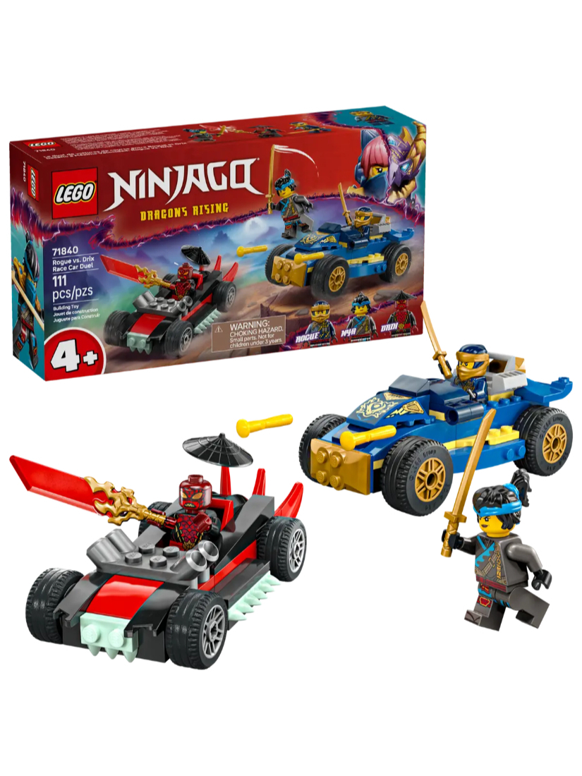 LEGO 71840 羅格和錐克斯的賽車大對決