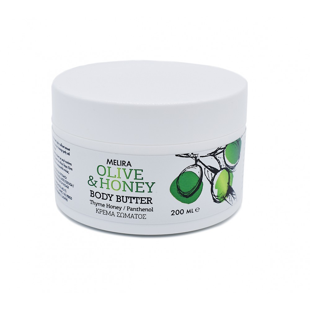 1ML0601-060 MELIRA Olive & Honey Body Butter 200ml #J-0033 (D-EU-E)