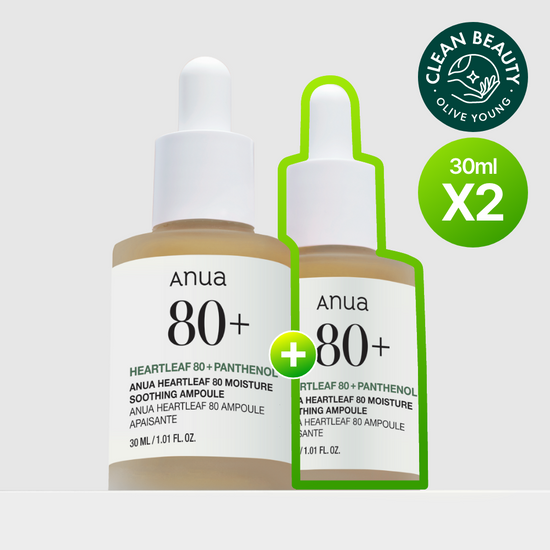 [31/05 - 31/07] Anua Heartleaf 80 Moisture Soothing Ampoule 30ml [Olive Young Double Planning Set]