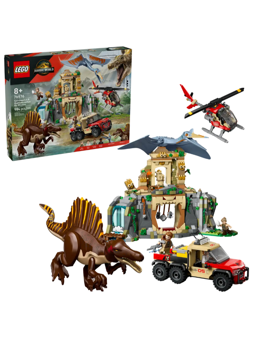 LEGO 76976 Spinosaurus & Quetzalcoatlus Air Mission