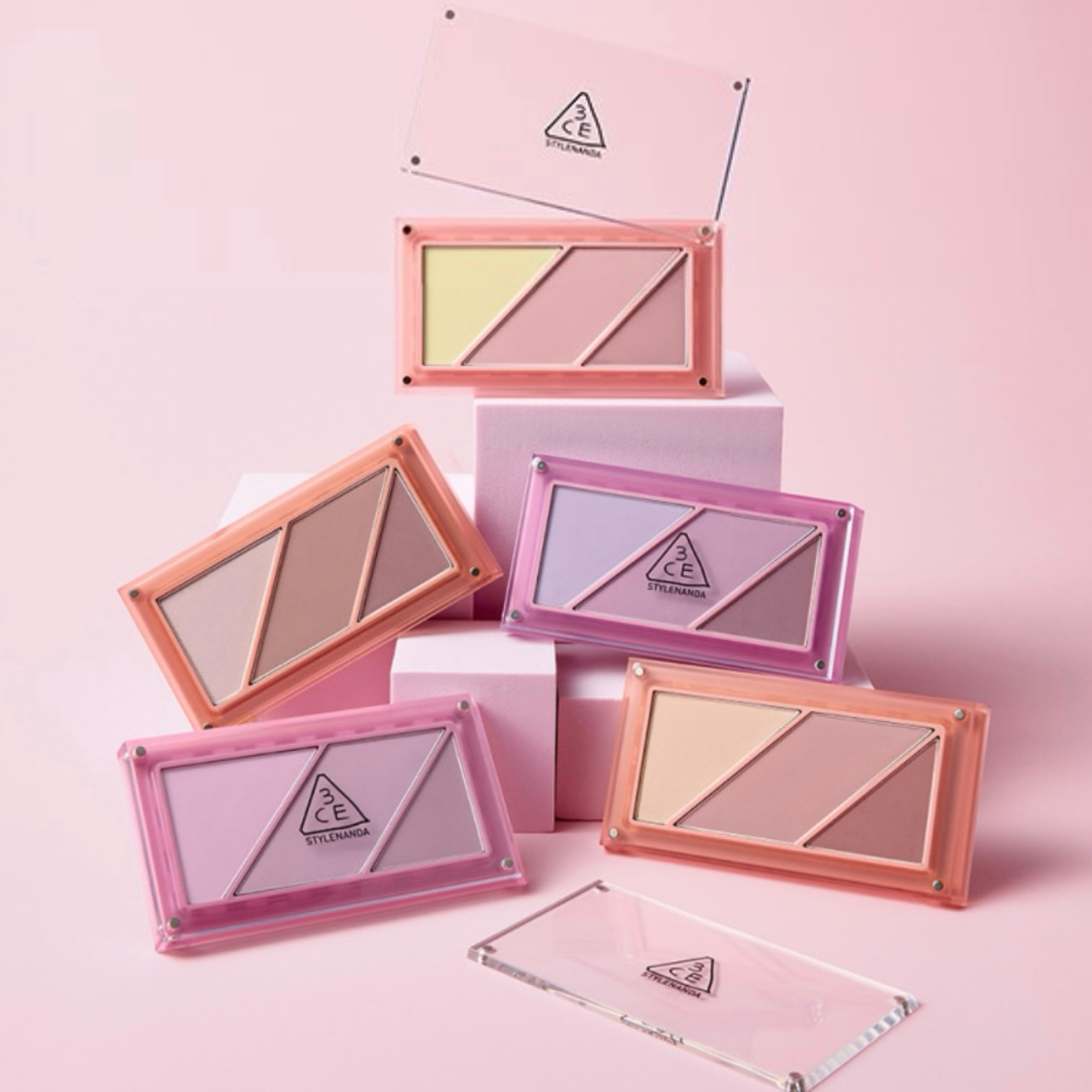 [ 3CE ]  Layer It All Blush Palette