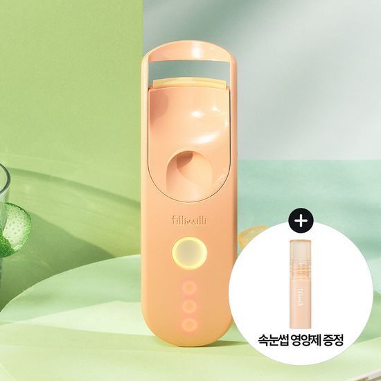 [ fillimilli ] Heating Eyelash Curler Usb Type Wide Fit #Tropical Coral Edition