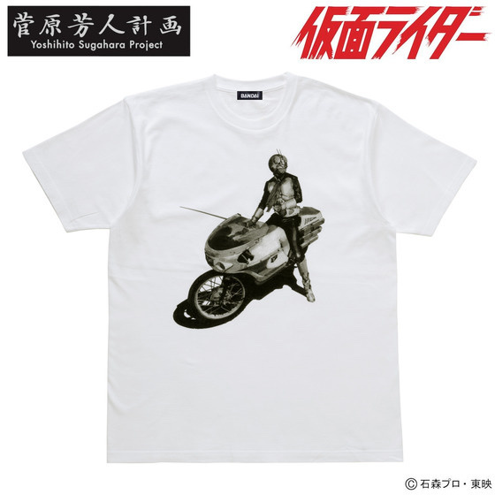 230870 Pbandai 預訂 2025/7月 菅原芳人計画　仮面ライダー旧1号Tシャツ＜来るべき世界＞