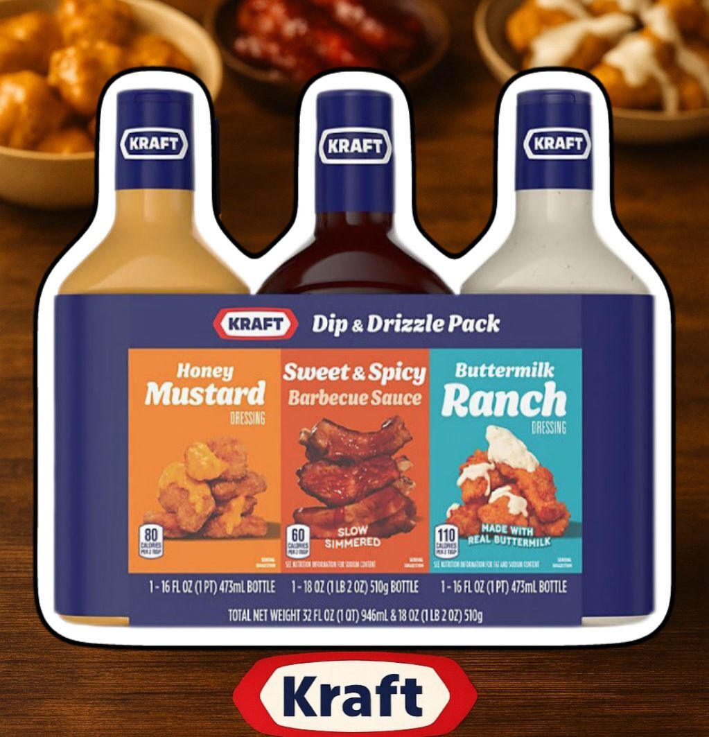 【預購】KRAFT G053015 醬料組合3支裝