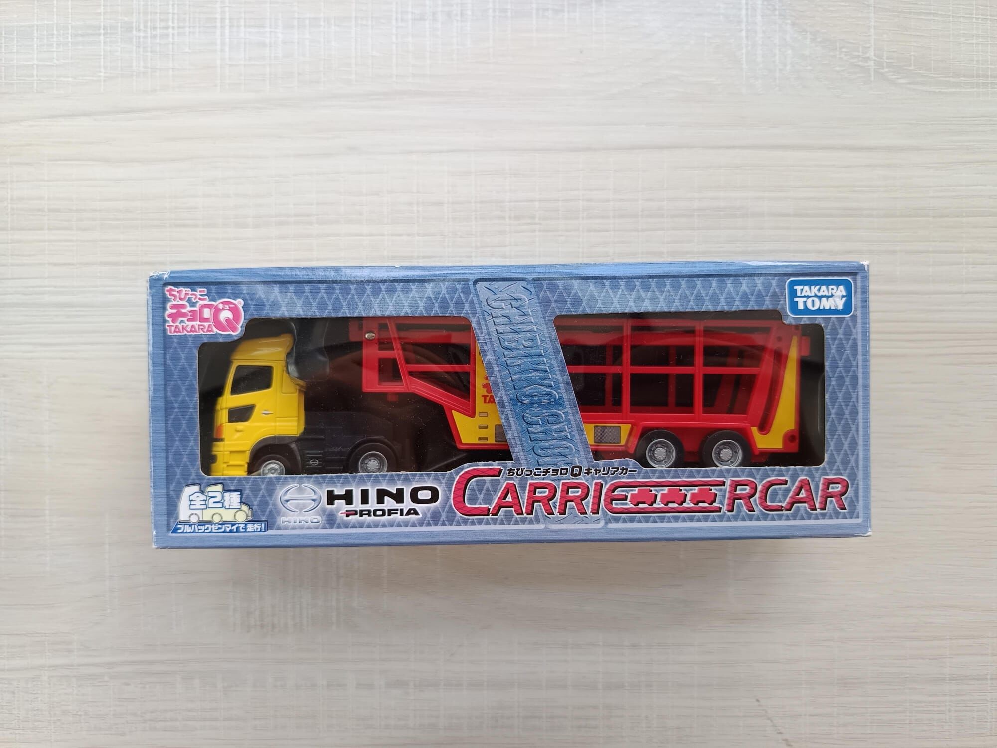 CHORO Q CERRIER CAR YELLOW RED