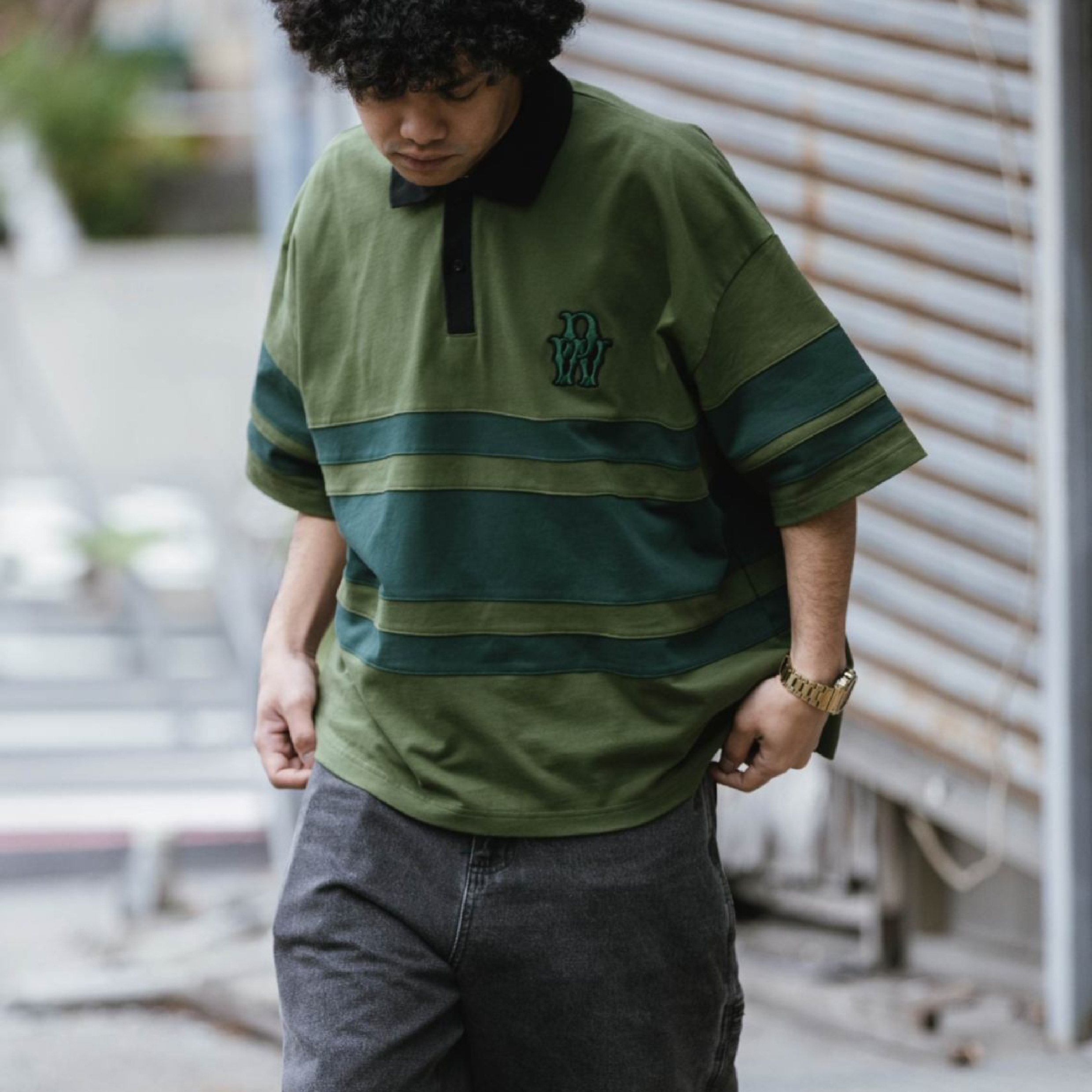WODEN® DW Patchwork Polo Shirt 拼接Polo衫