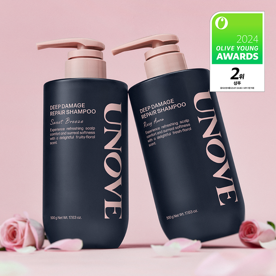 Unove Deep Damage Repair Shampoo 500ml+500ml