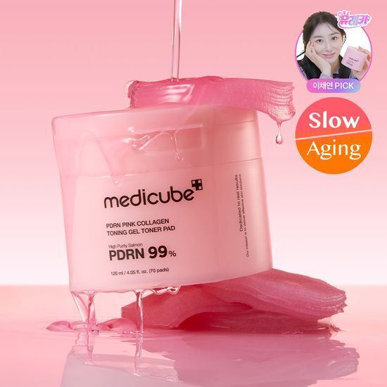 medicube - PDRN Pink Collagen Toning Gel Toner Pad