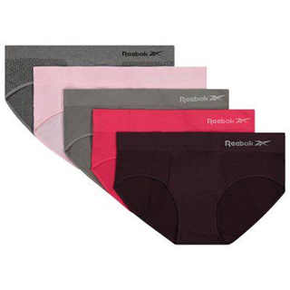 [USW] REEBOK ASSORTED WOMEN'S 5-PACKSEAMLESS STRETCH HIPSTER PANTIES, RVW243PB03SA012-P18 (UZZ600)