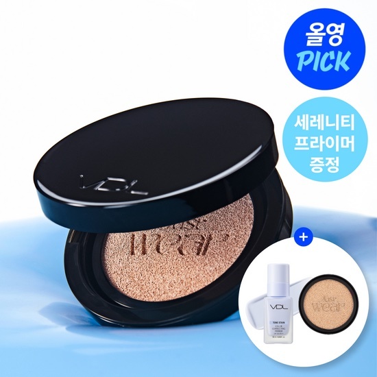 《Olive young連線》VDL Cover Stain Pefecting Cushion Refill Set with primer