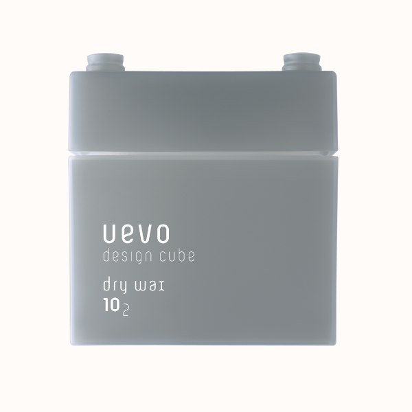 Uevo - Design Cube Dry Wax 無光澤髮蠟（灰積木）80g