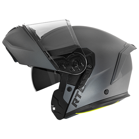 ASTONE RT6 素色 可掀式安全帽 金屬灰