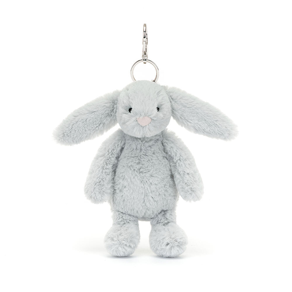 Jelly Cat Bashful Silver Bunny Bag Charm