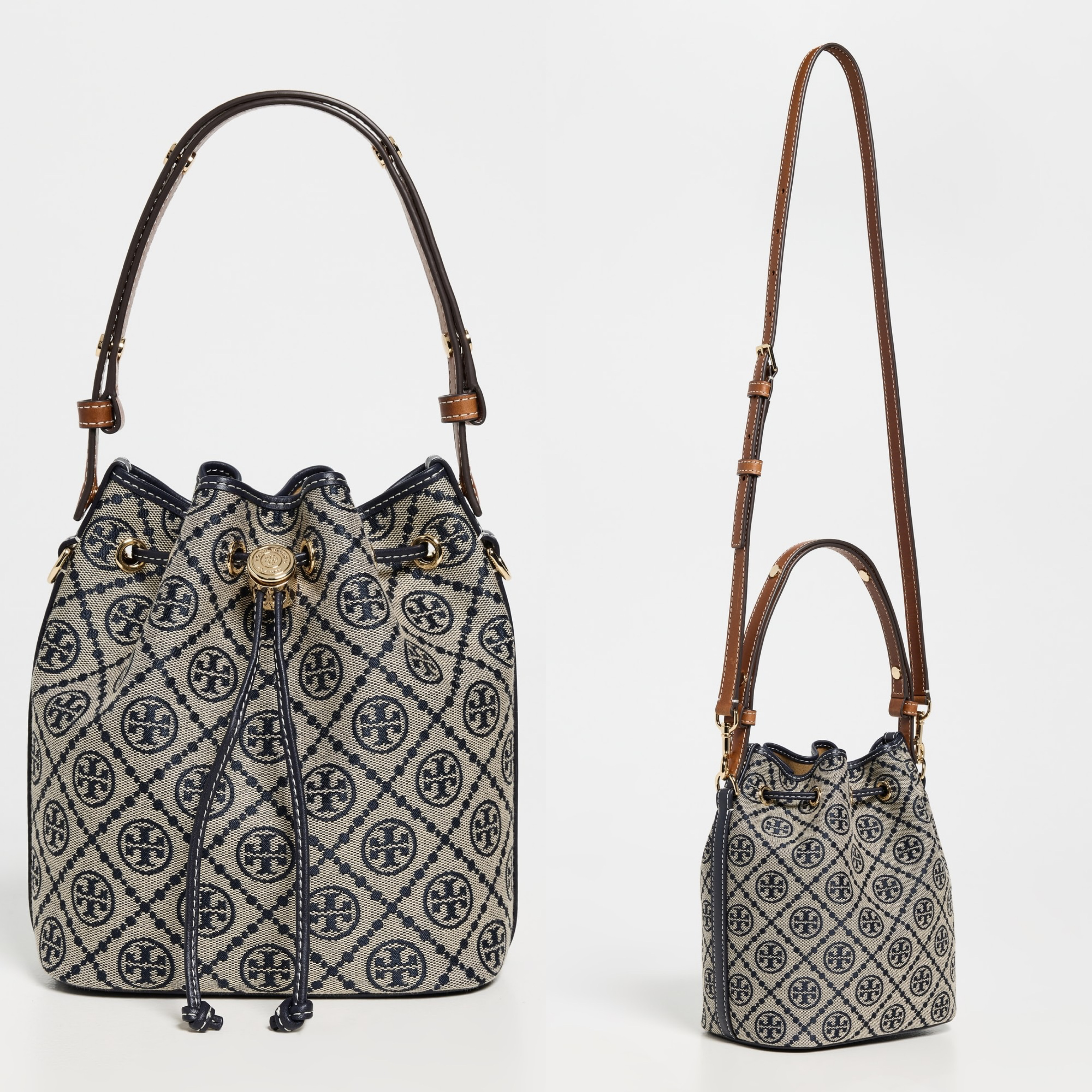 Tory Burch - T Monogram 水桶袋 (中)  (166414)