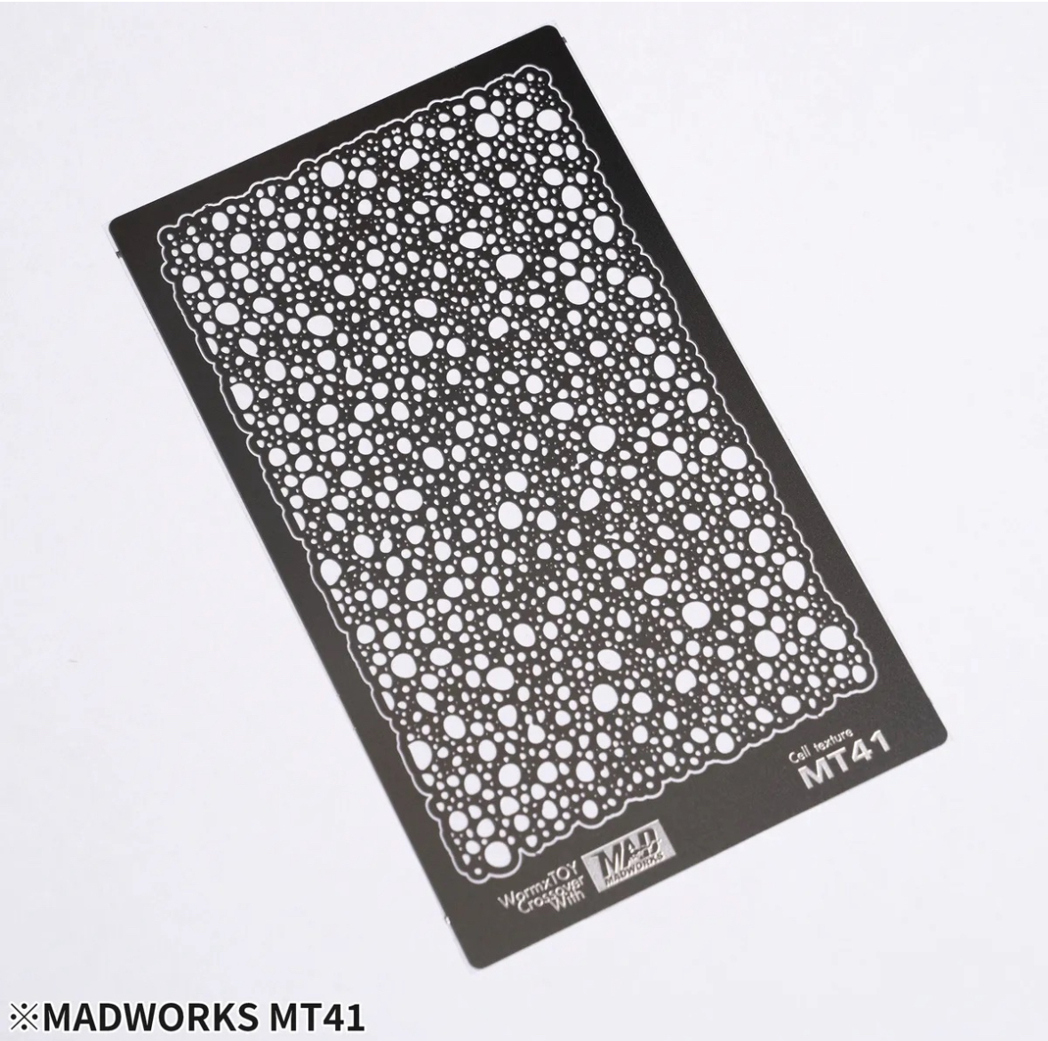 MADWORKS MT-41 特殊塗裝用質感遮噴板1-生物紋理特效遮噴版