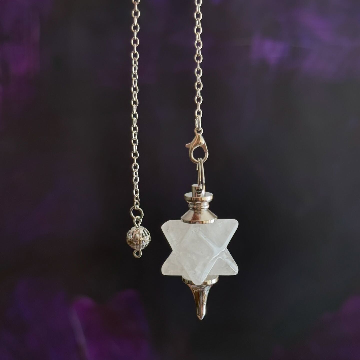 [原石] 白水晶 梅爾卡巴 水晶靈擺