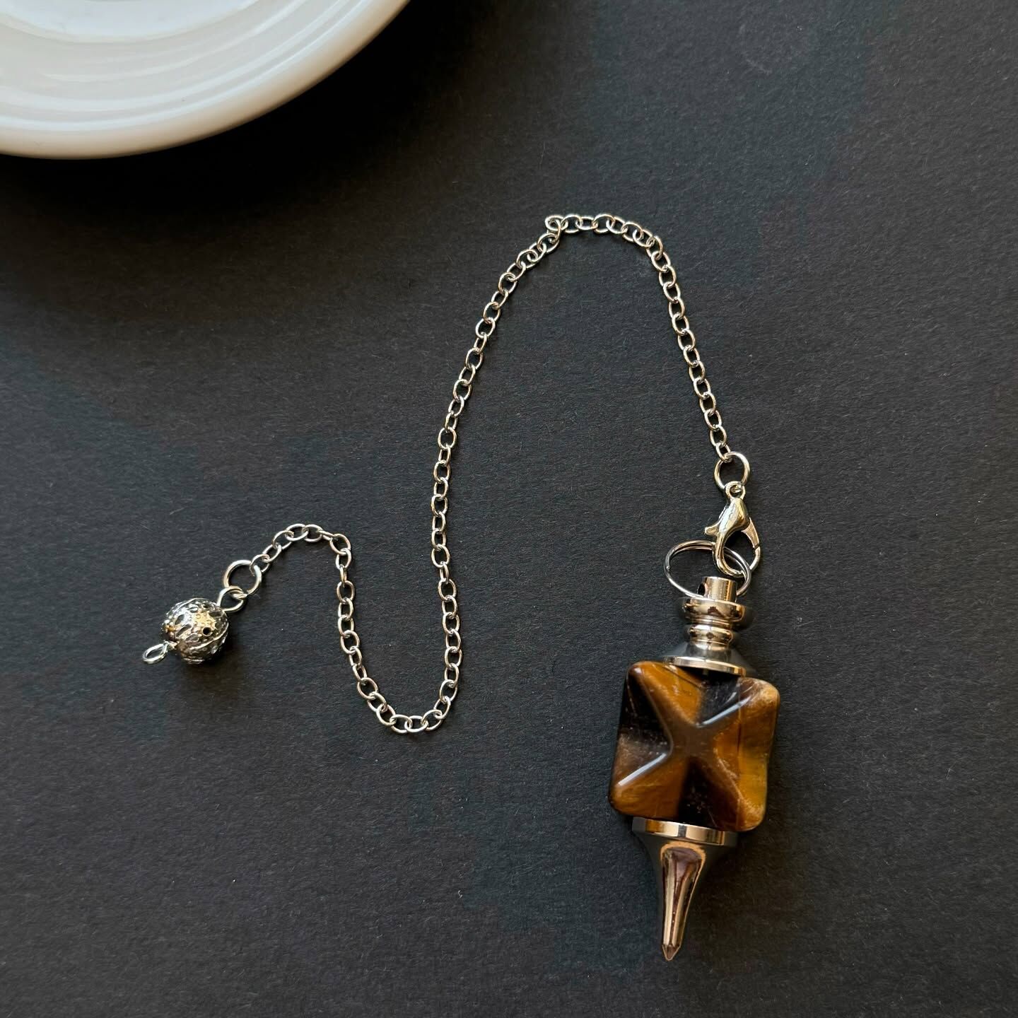 [原石] 黃虎眼石 梅爾卡巴 水晶靈擺