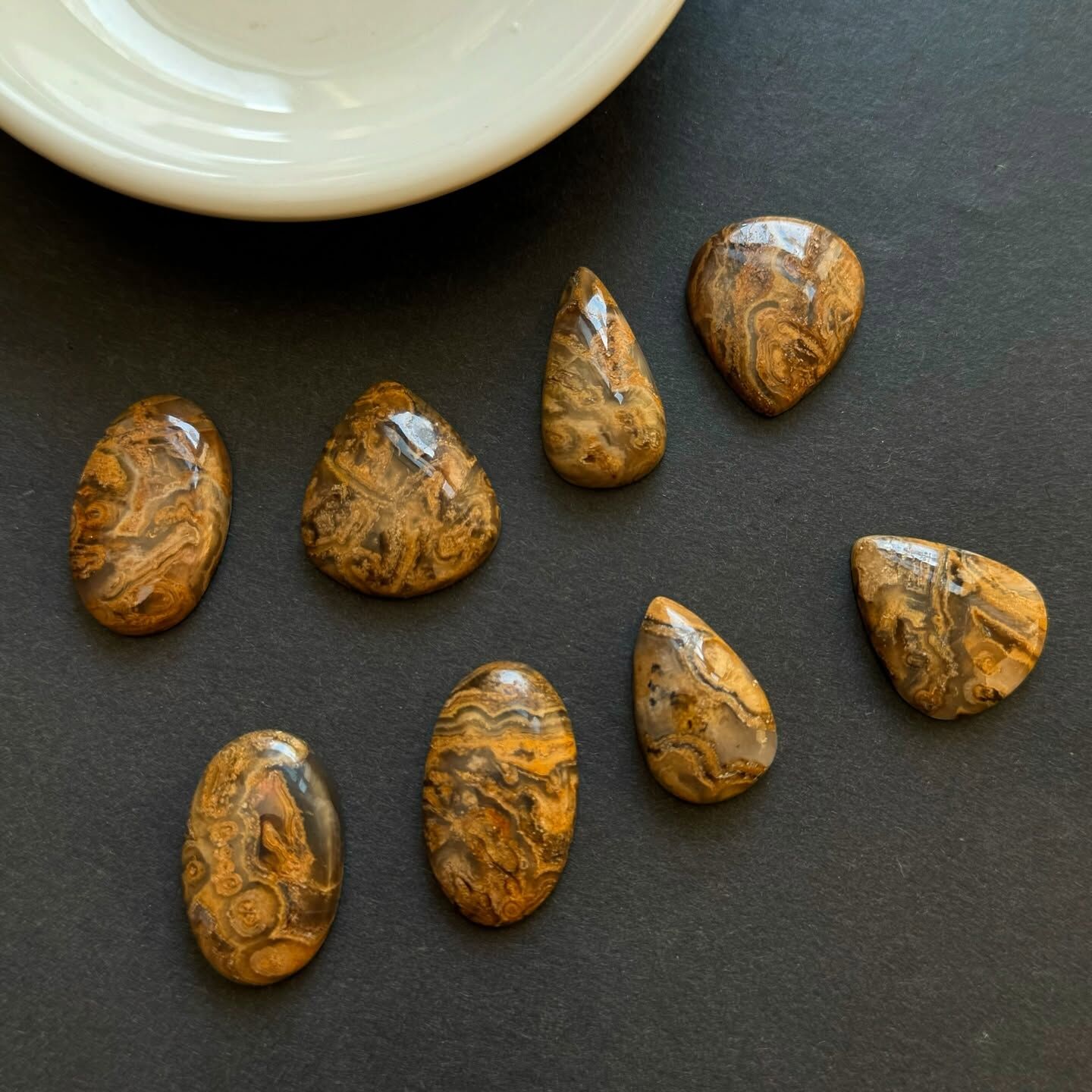 [原石] 峽谷瑪瑙 水晶蛋面 水晶墜面