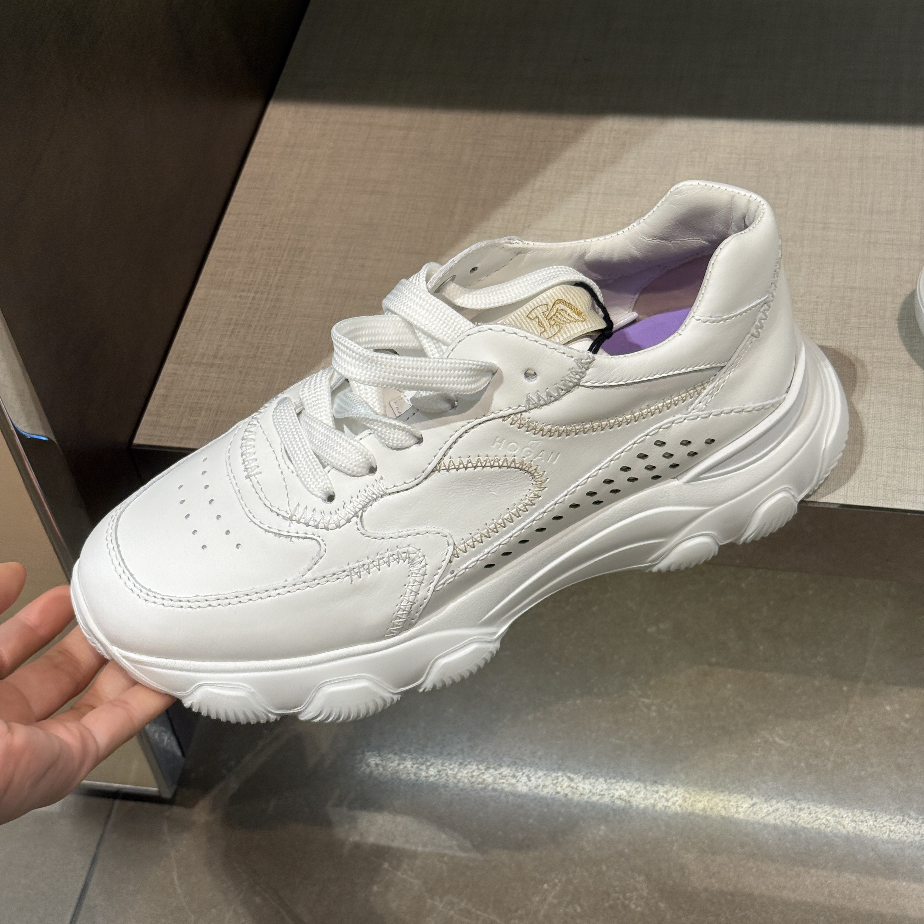 Tods Hogan Hyper Active AL Sneaker White