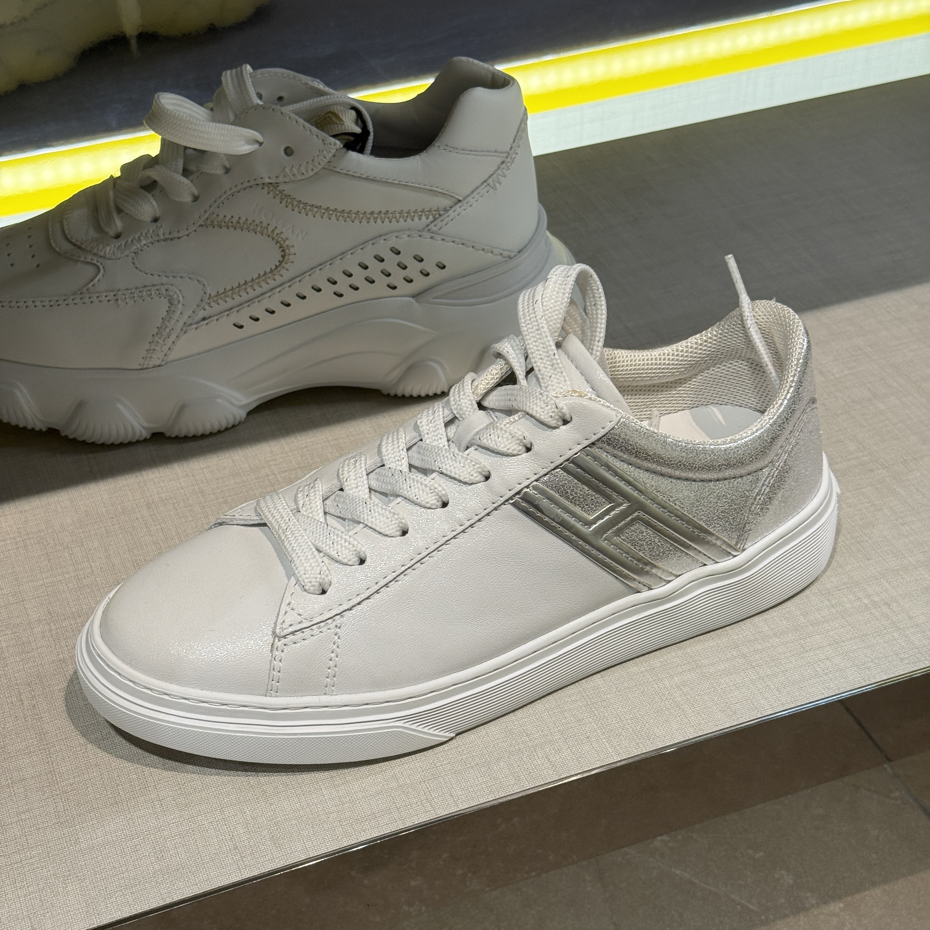 Tod's Hogan H365 Allacc Basso H Sneaker White