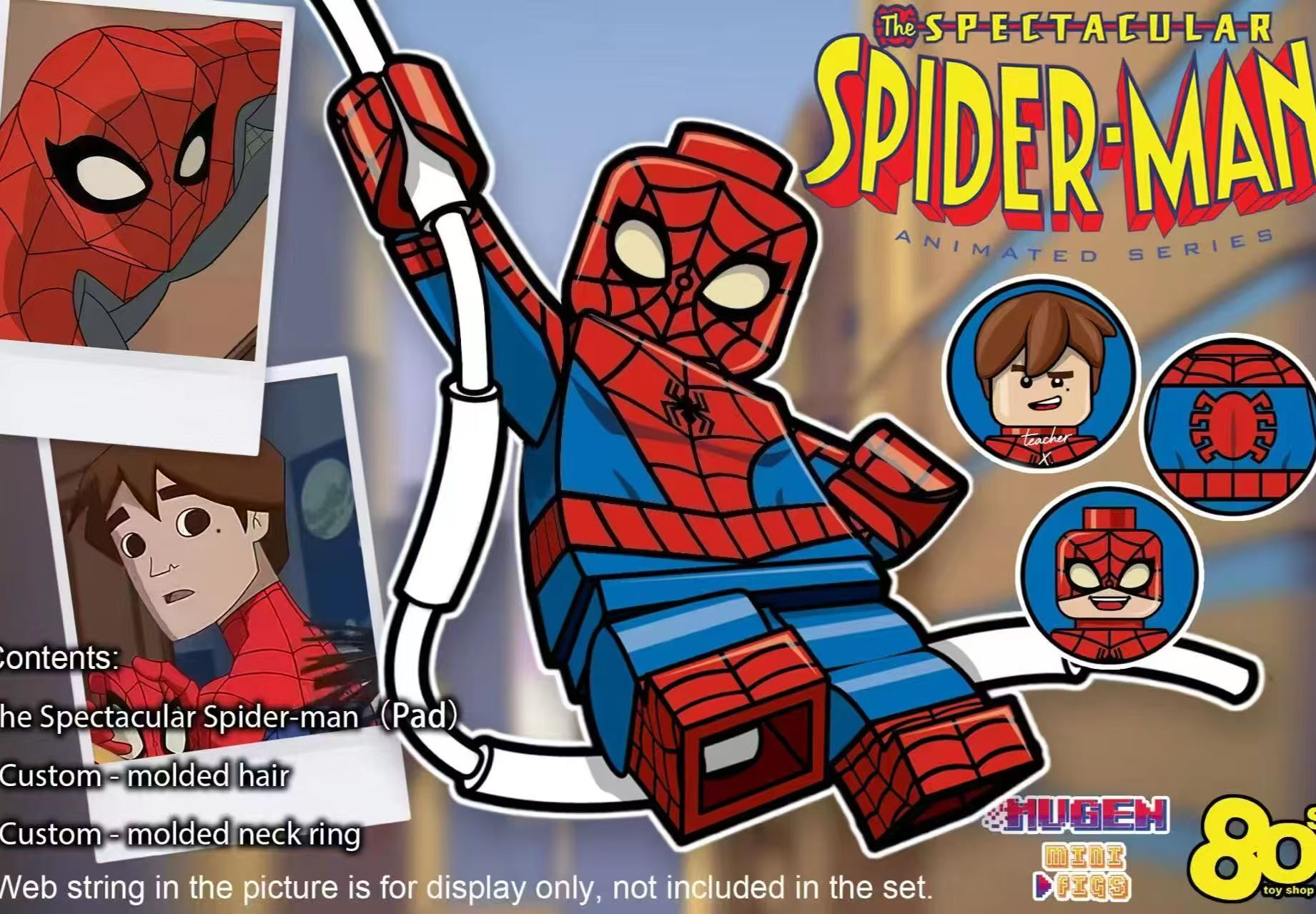 【預訂】【80s Toyshop X MUGEN MINIFIGS】神奇蜘蛛人