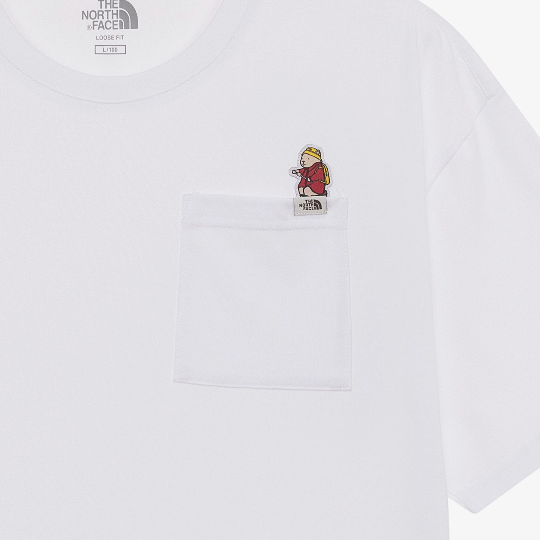The north face POCKET EX S/S R/TEE 北臉涼感抗UV 口袋動物短tee