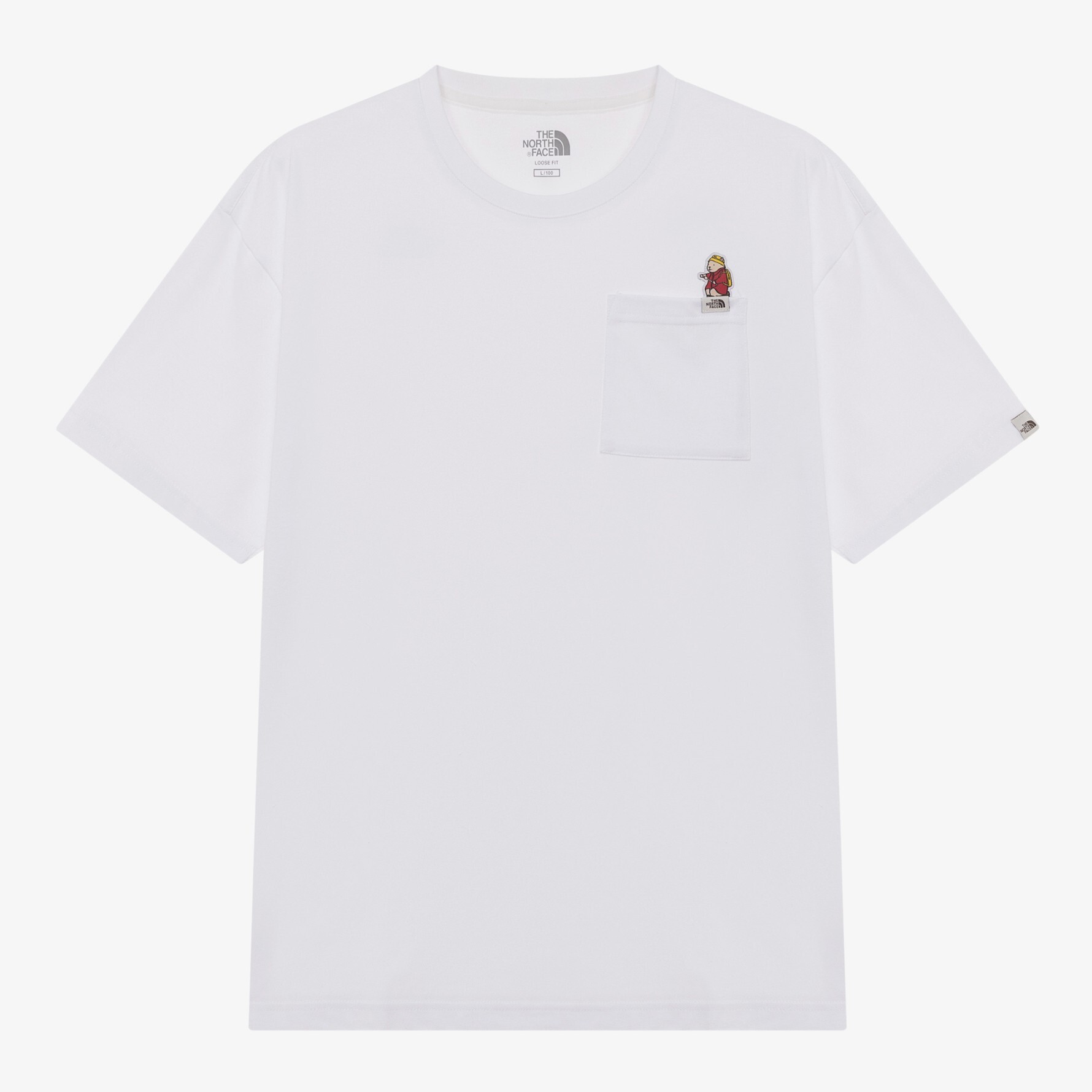 【THE NOTRH FACE】 POCKET EX S/S R/TEE The north face POCKET EX S/S R/TEE 北臉涼感抗UV 口袋動物短tee