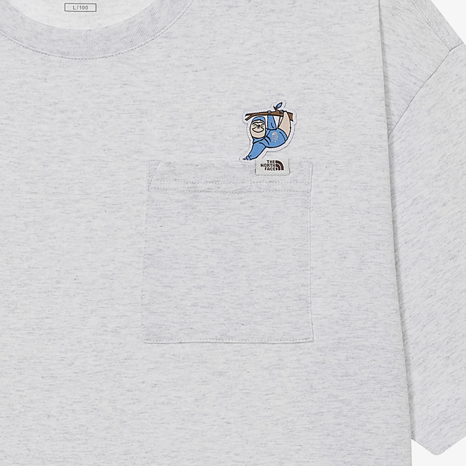 The north face POCKET EX S/S R/TEE 北臉涼感抗UV 口袋動物短tee