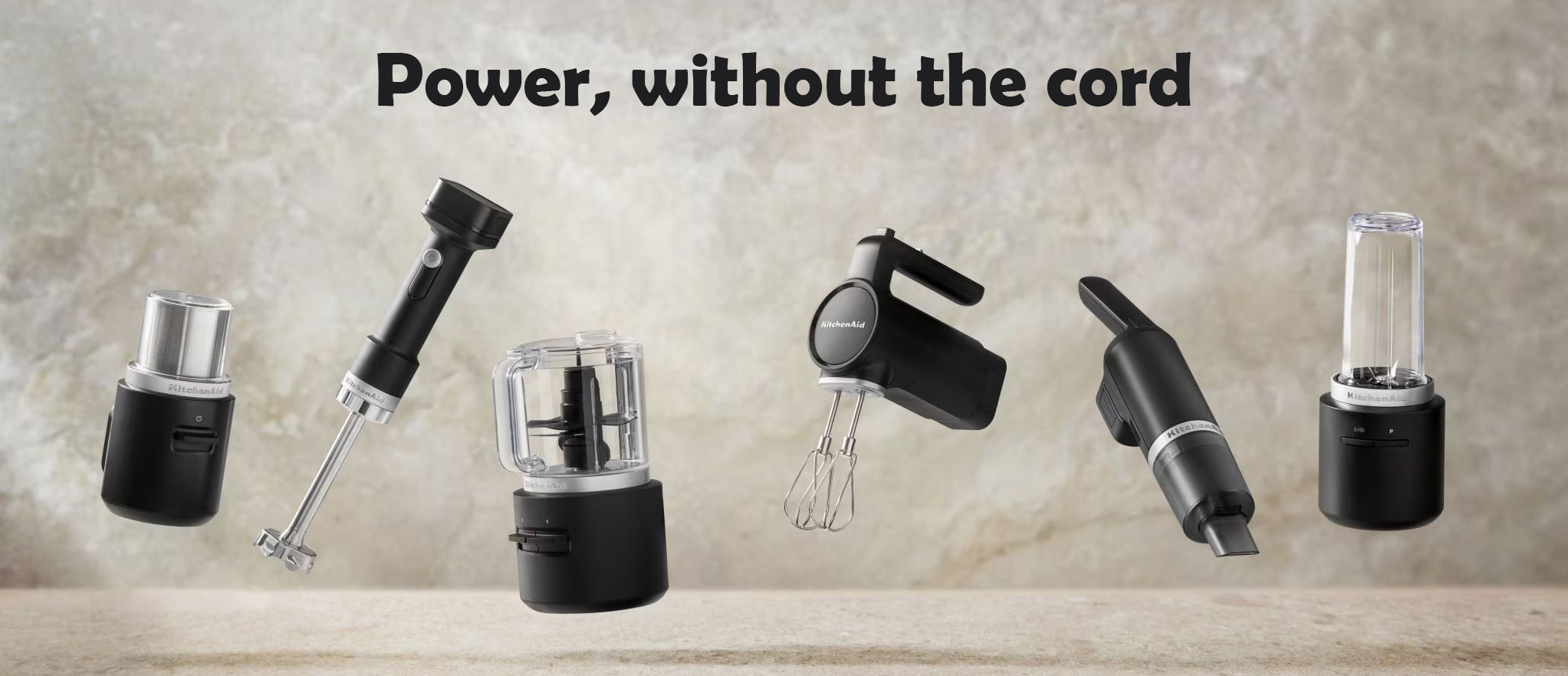 The KitchenAid Go Cordless offers powerful, portable mixing anywhere with rechargeable convenience.