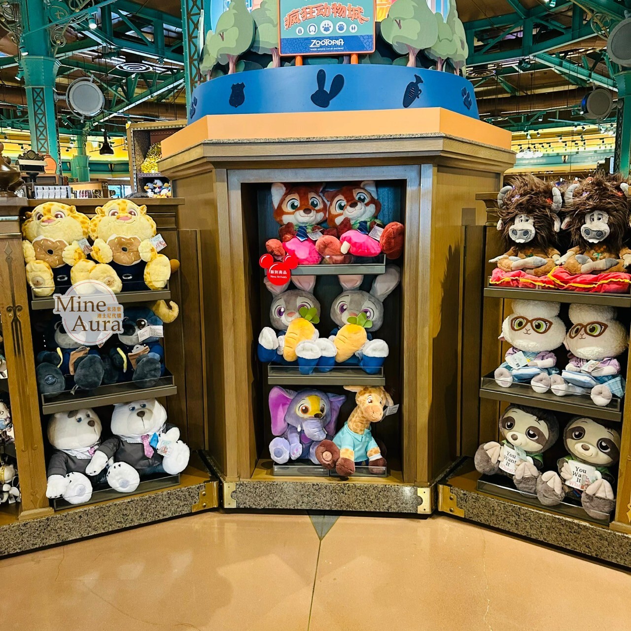 動物方城市 Zootopia 經典角色 Q版 娃娃 玩偶 -上海迪士尼樂園