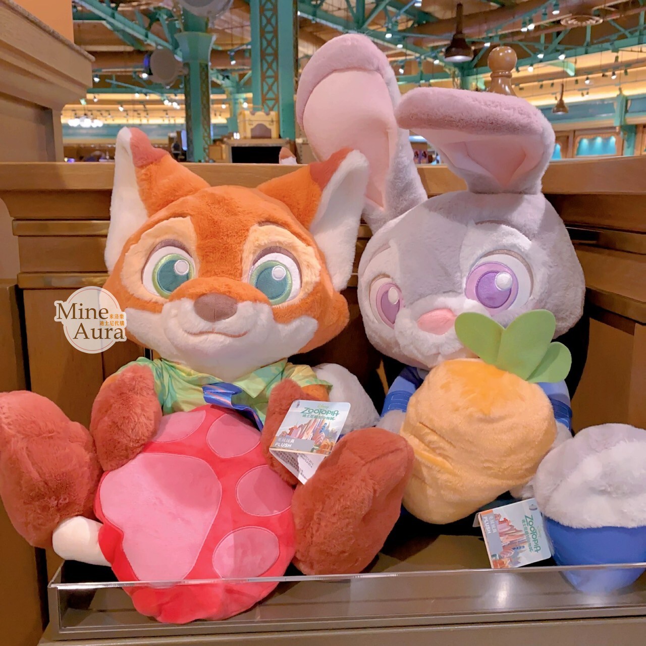 動物方城市 Zootopia 經典角色 Q版 娃娃 玩偶 -上海迪士尼樂園