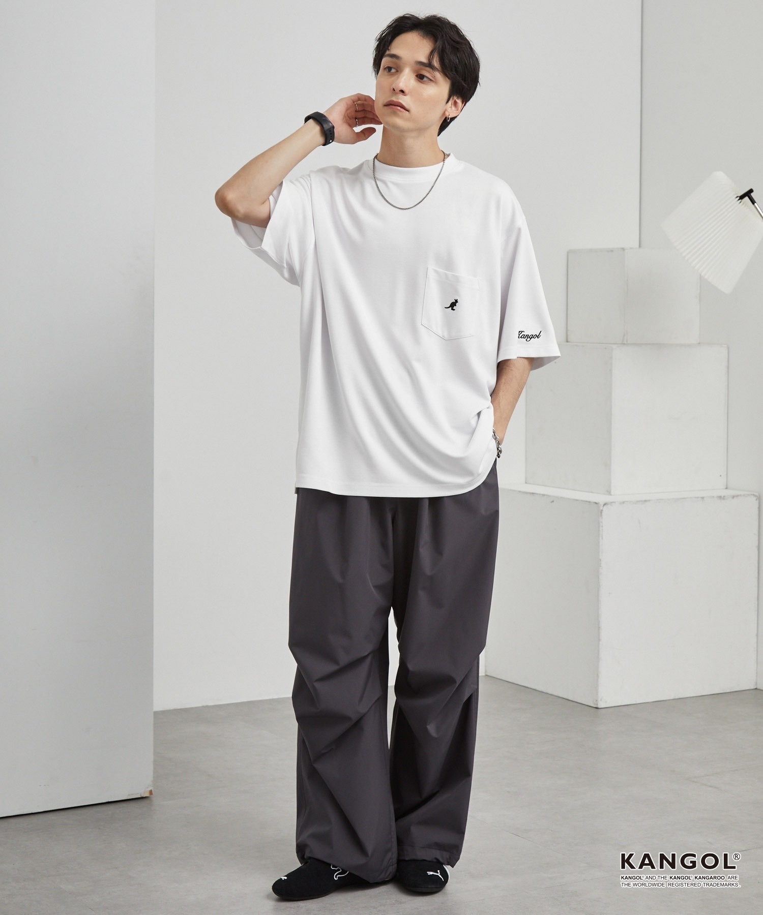 [現貨] KANGOL / Oversized Pocket Tee