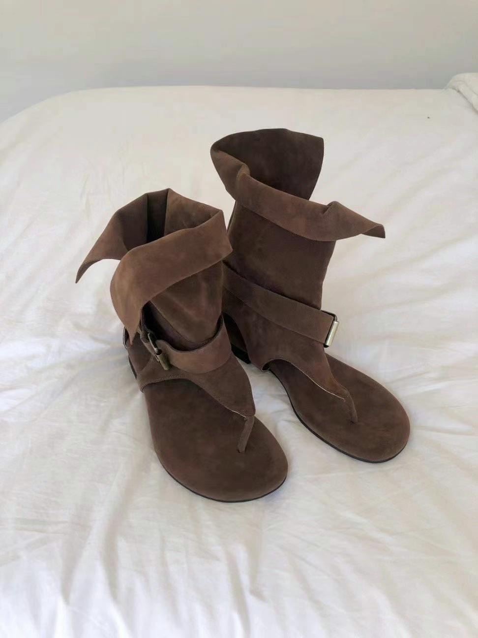 咖啡因反折夏日涼靴