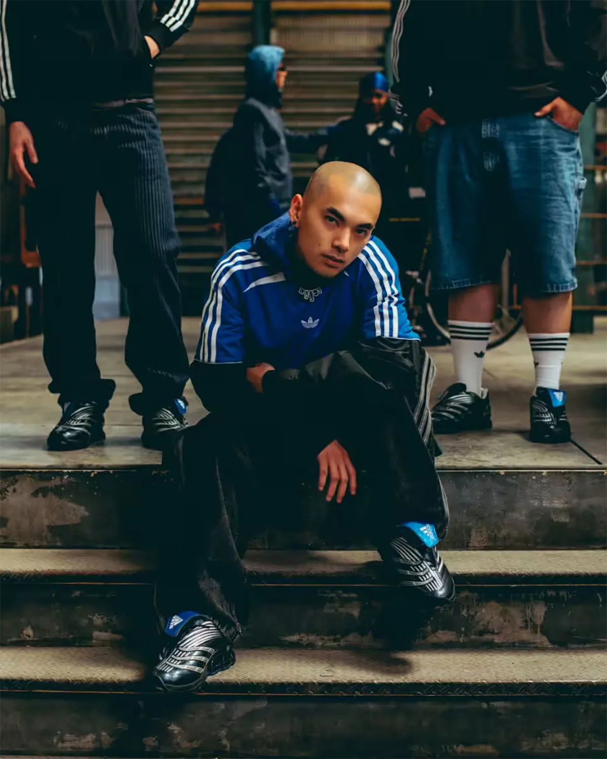 【Focus Store】預購 Atmos x Adidas Originals Predator Megaride " Blue Spirit" 黑藍 JQ2579