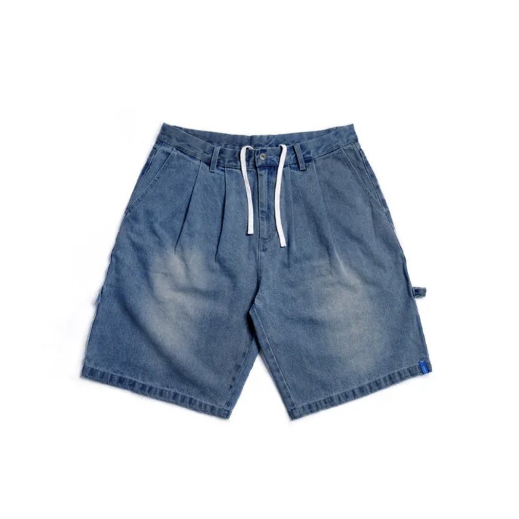 DEZZY.® 水洗剪裁牛仔短褲