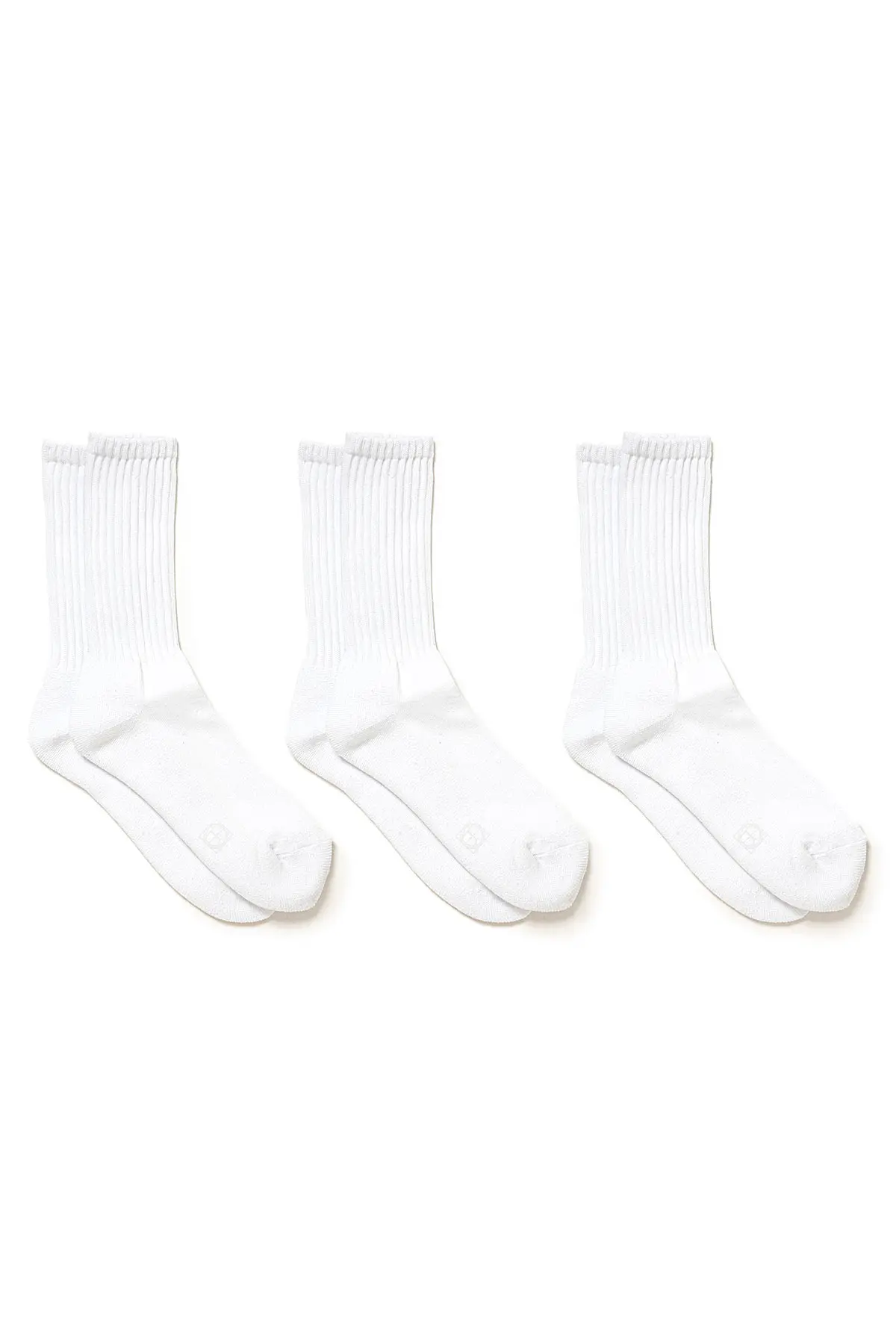 HOBO 3P PILE CREW SOCKS C/N/P/PU (4COL)