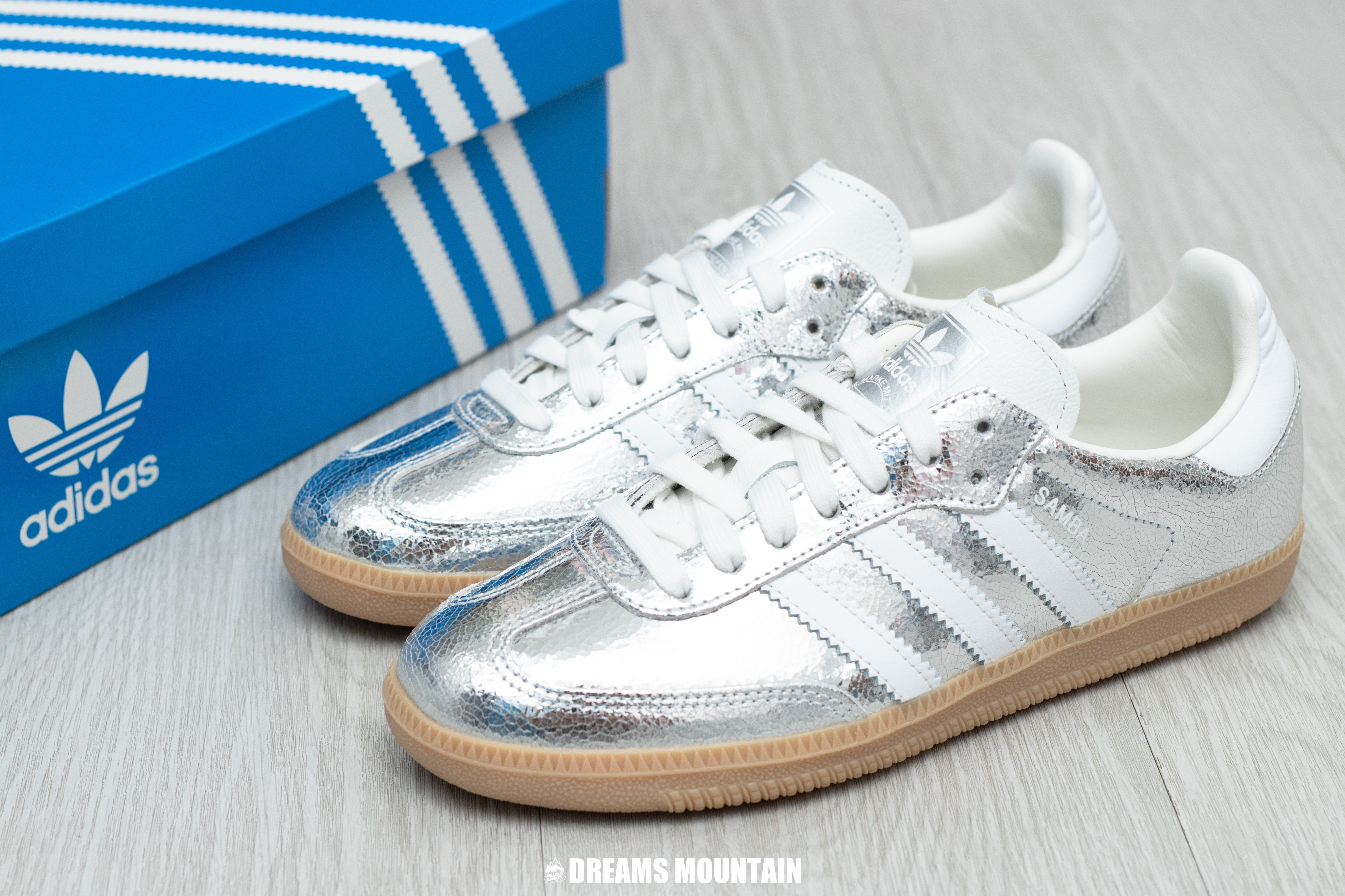 【預訂】ADIDAS SAMBA OG 液態碎銀-WOMEN