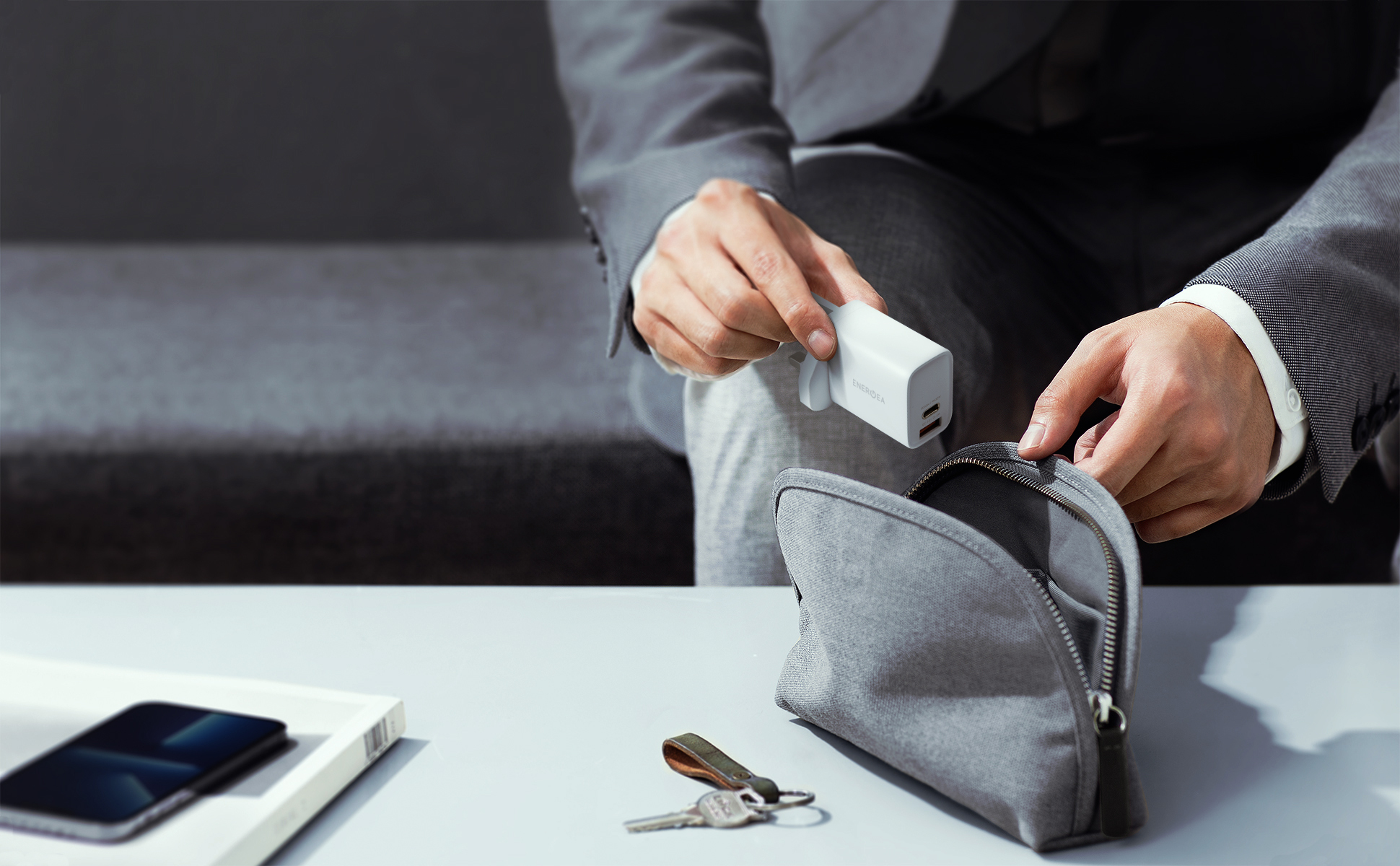 ENERGEA AmpCharge PS33 1A1C PD30W 快充插牆式充電器