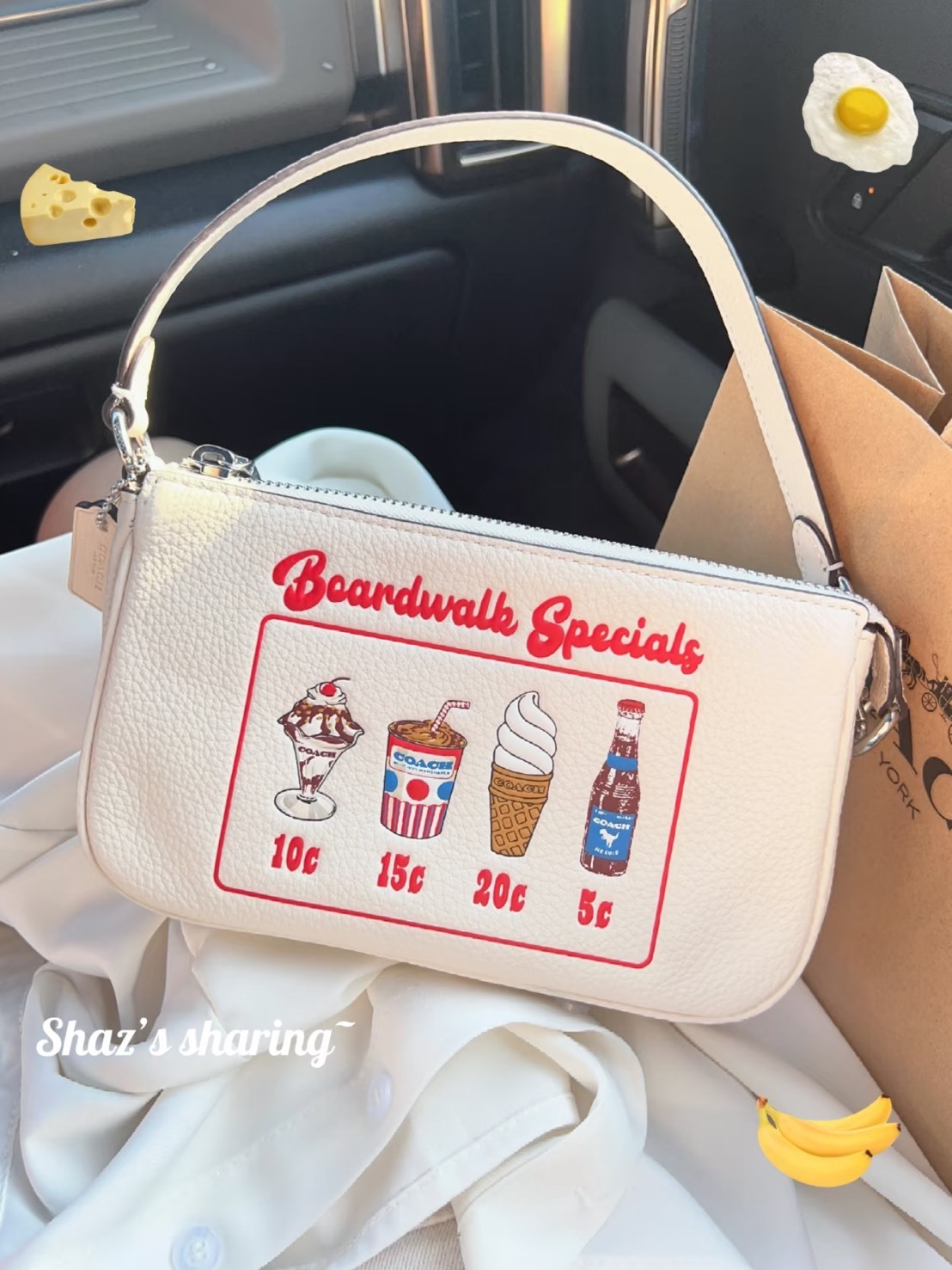 COACH NOLITA 19美式復古冰淇淋 限定麻將包