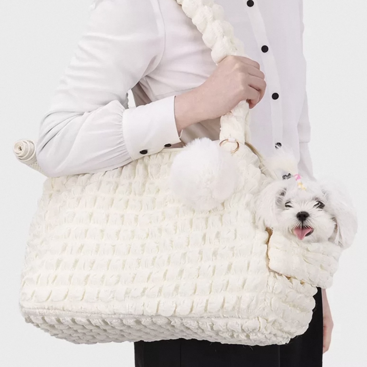 BONE PUPPY 宠物云朵泡泡单肩包 可承重5KG