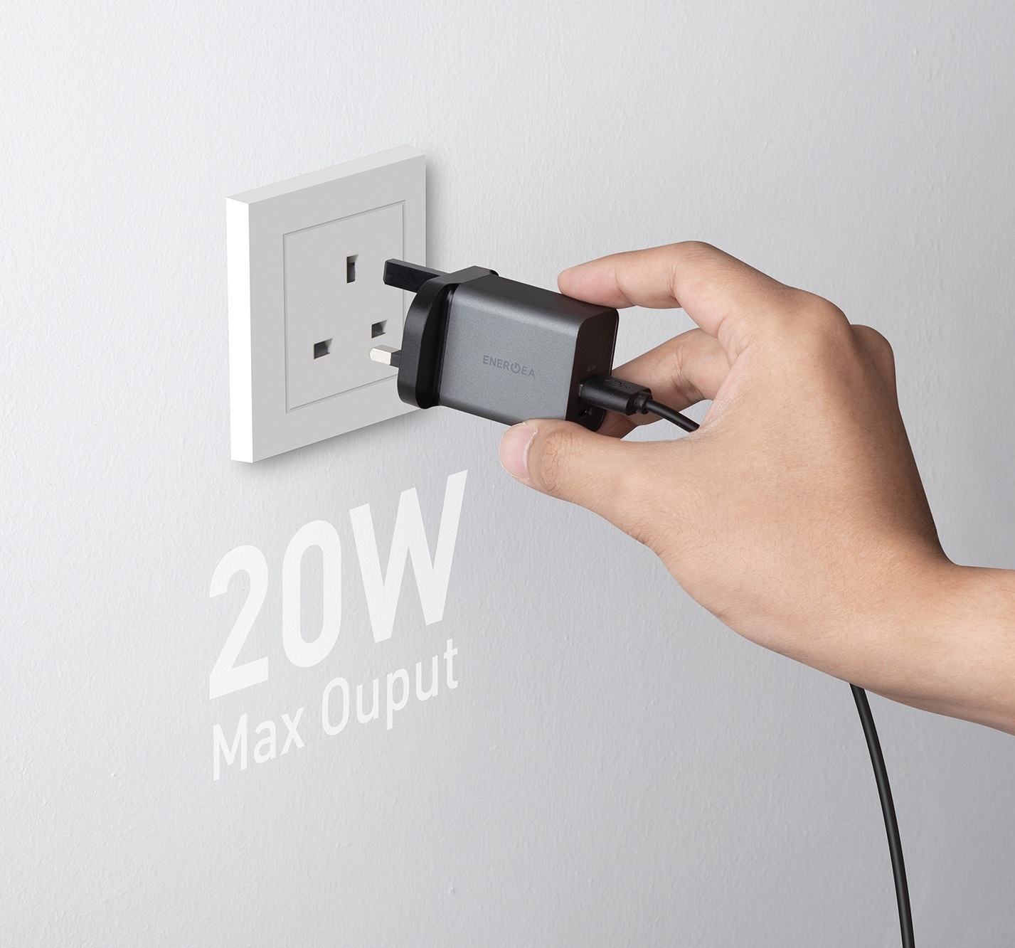 ENERGEA AmpCharge PD20 Plus 1C1A PD20W 快充插牆式充電器