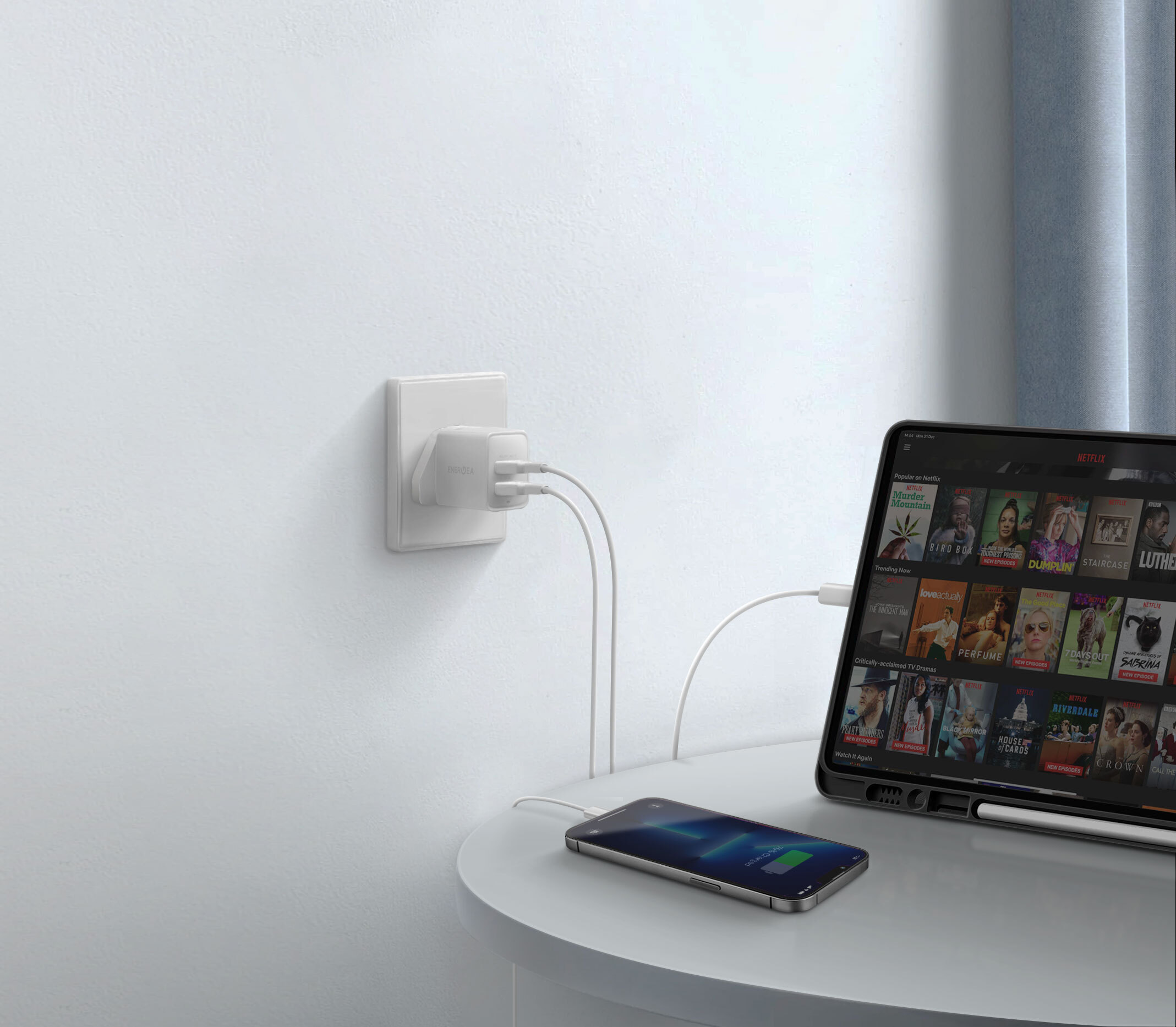 ENERGEA AmpCharge GAN40 2C PD40W 快充插牆式充電器