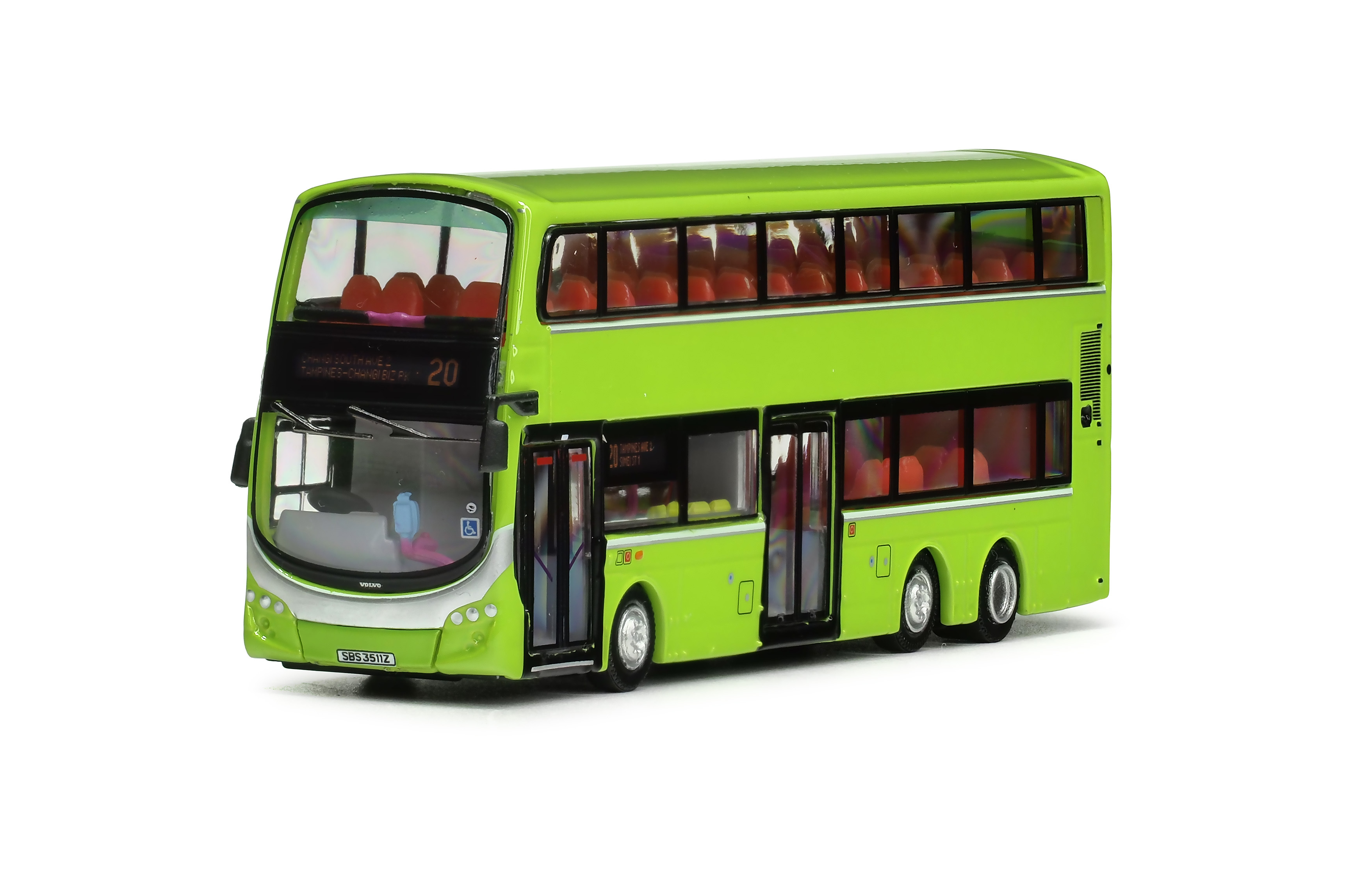 120SGB1020 1:120 新加坡 B9TL Green Bus 2016 (20)