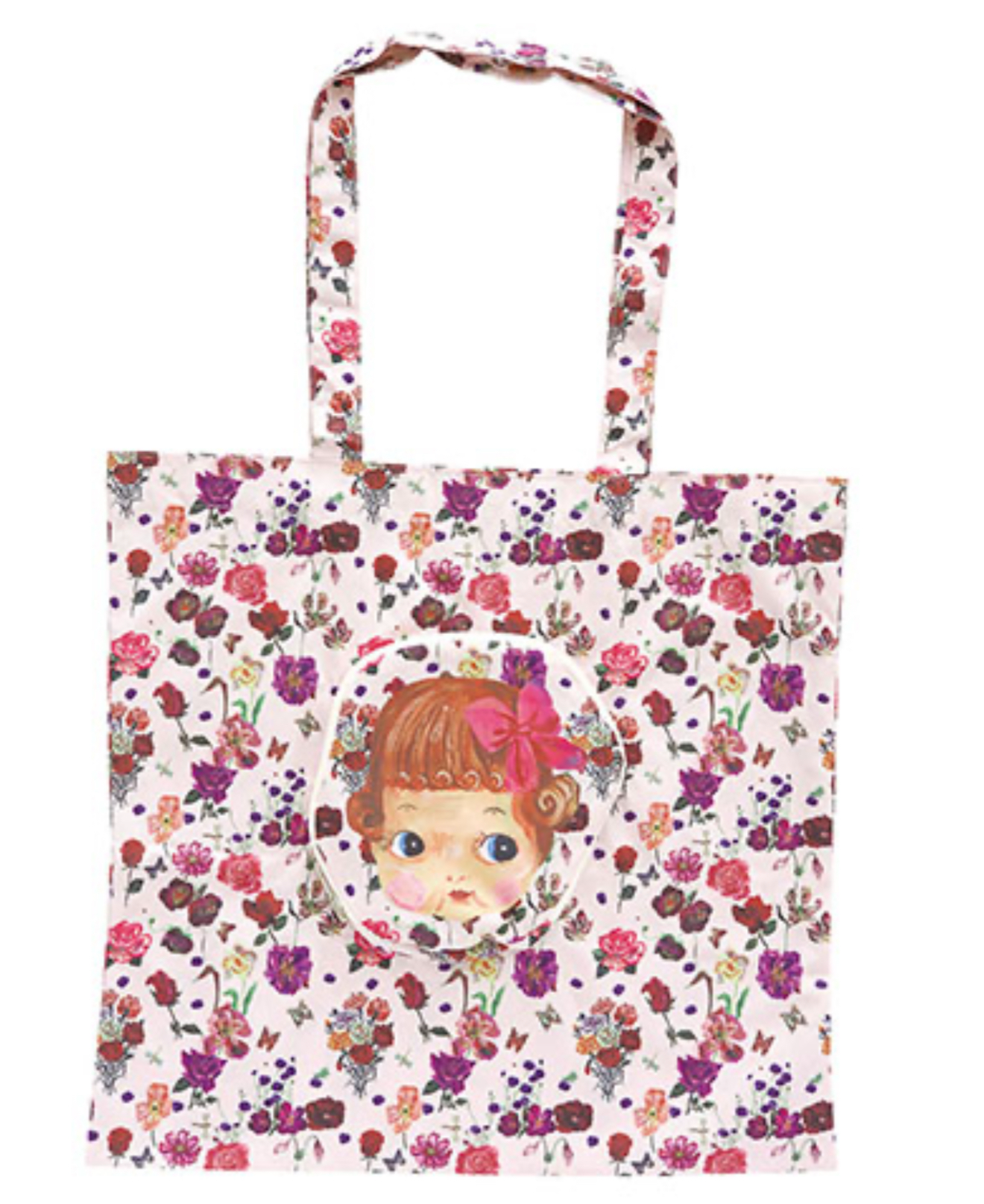 Nathalie Lete Face 可收納購物袋