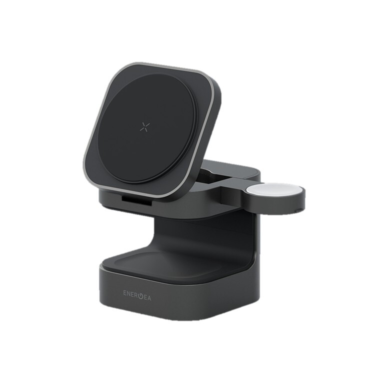 ENERGEA MagCube 3-in-1 QI2.0 折疊式磁吸快速無線充電器