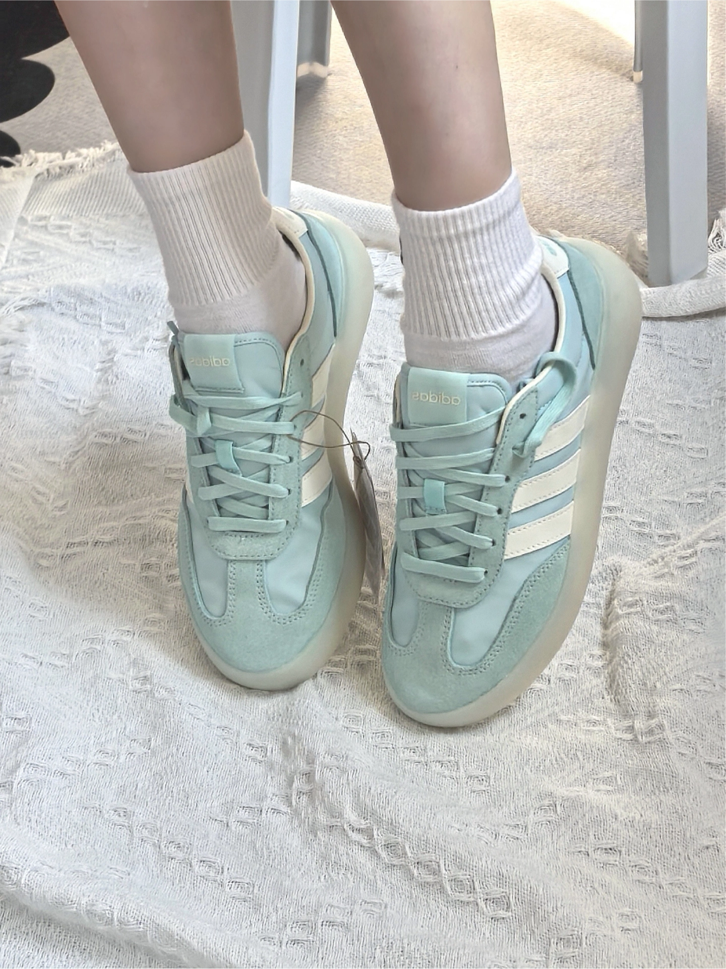 Adidas Barreda Decode 淺綠色 蒂芬尼綠 白綠色 厚底 德訓鞋 JQ6674/預購