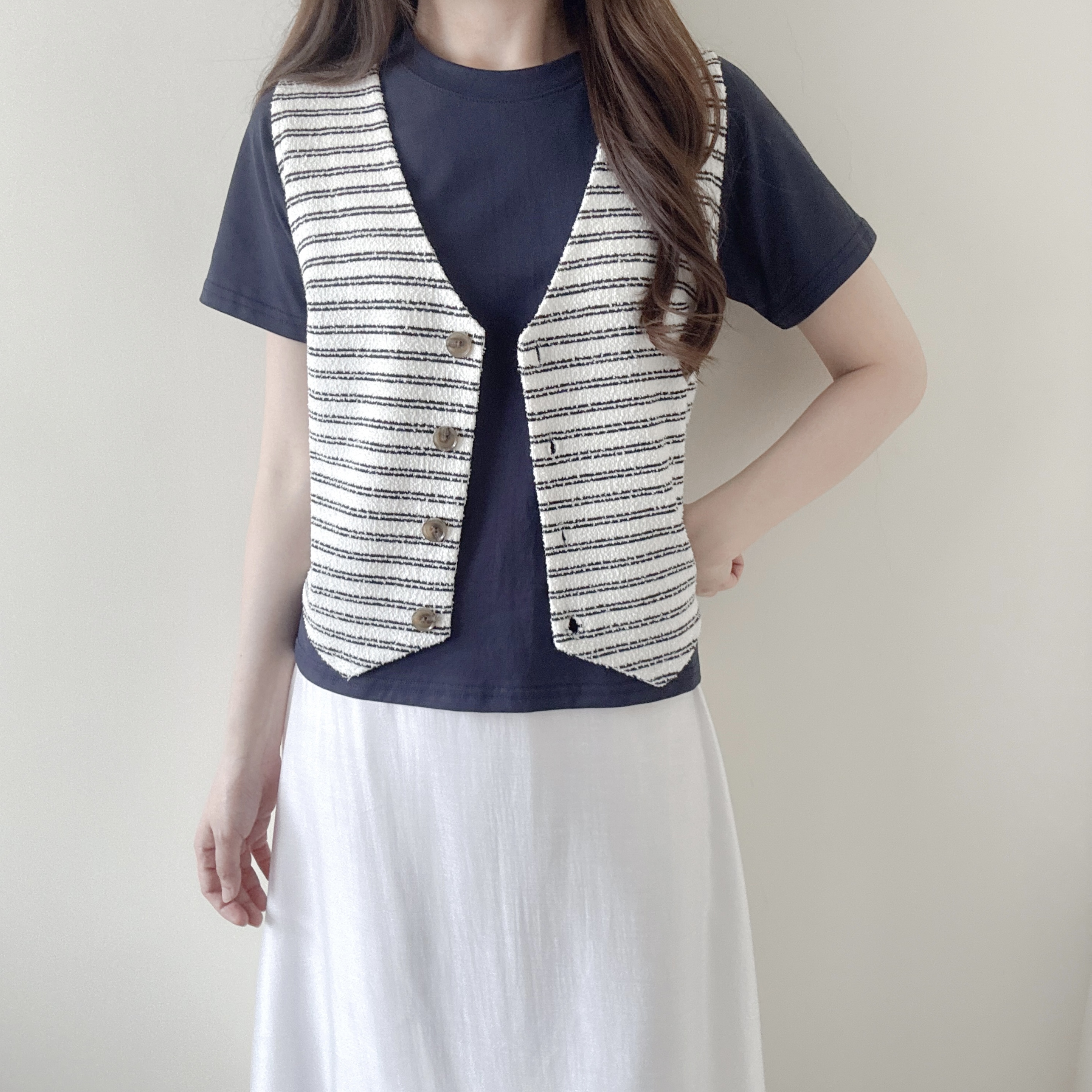 毛巾料西裝背心